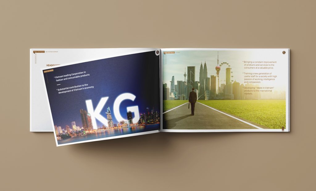 KG Company Profile Design Project